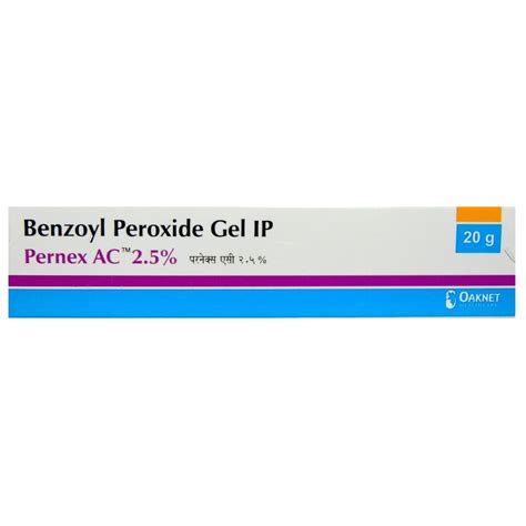 Pernex AC 2.5% Gel 20 gm Price, Uses, Side Effects, Composition ...
