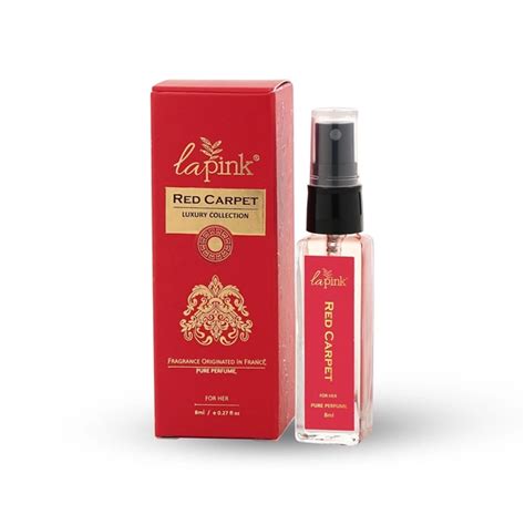La Pink Red Carpet Luxury Pure Perfume 8ml, White Floral, Tuberose ...