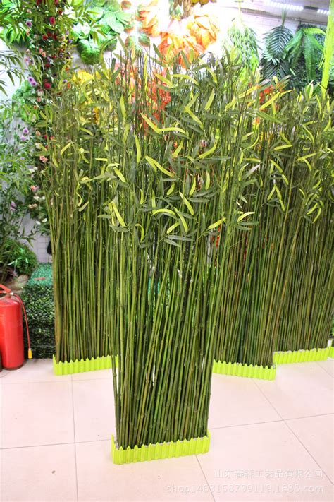 厂家直销仿真假竹子隔断 仿真植物竹叶装饰篱笆 绿色竹子围栏批发-阿里巴巴