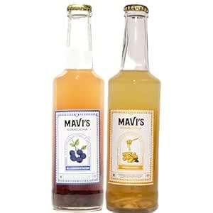 MAVI's Blueberry Rose & Ginger Honey Kombucha | 100% Natural & Organic ...