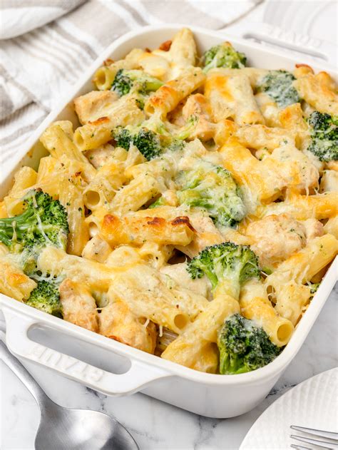 Baked Chicken and Broccoli Pasta - Entirely Elizabeth