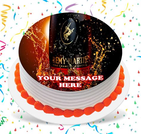 Buy Remy Martin Cake Topper Edible Image Personalized Cupcakes Frosting ...