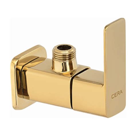 Cera Basin Area Angular Stop Cock Ruby F1005201FG - French Gold on ...