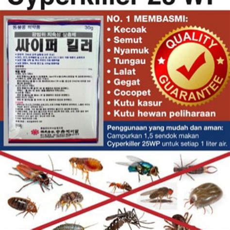 Jual Cyperkiller Anti Serangga Pembasmi Lalat Semut Kecoa Rayap Kutu ...