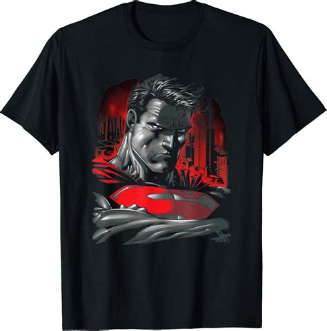 Superman Man of Steel T Shirt : Amazon.de: Fashion