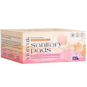 Buy Biodegradable Sanitary Napkins by Viulvuk | Pure Organic Cotton ...