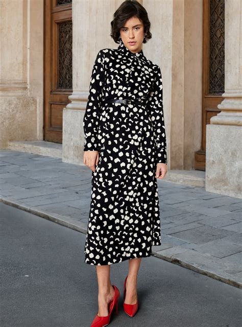 Buy Women Printed Shirt Dress with Belt Online at just Rs. 1699.0 ...