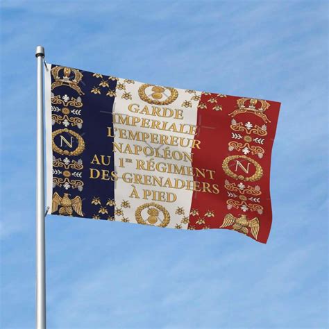 Napoleonic-French-1er-Garde-Imperiale-Flag-Vintage-With-Metal-Grommets ...
