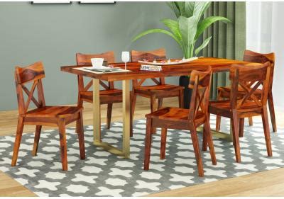Dining Table Set 6 Seater Wooden | Urbanwood Furniture