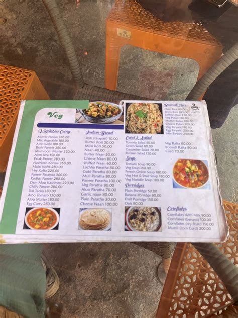 Menu at 25 Hours Hangout Cafe, Agra