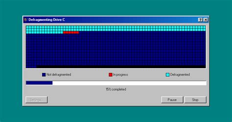 Image result for Windows 95 Defrag