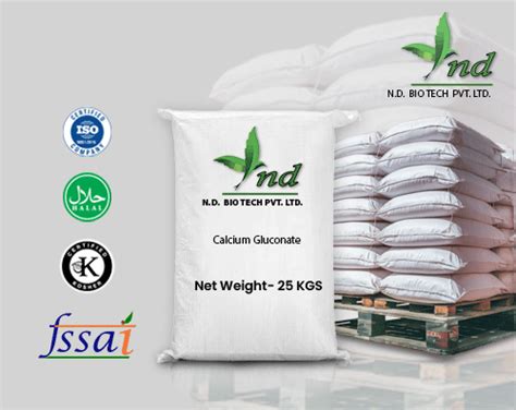 Calcium Gluconate – High-Purity Mineral Salt for Food, Pharma ...