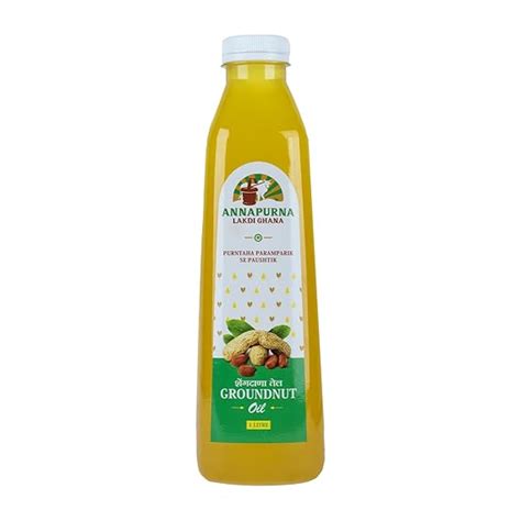 Annapurna Lakdi Ghana Cold Pressed Groundnut Oil