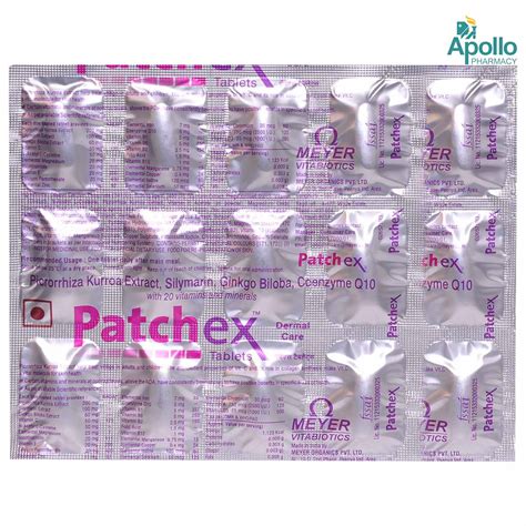 Patchex Tablet 15's Price, Uses, Side Effects, Composition - Apollo ...