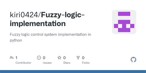 Image result for Fuzzy Logic Python