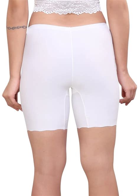 Buy PLUMBURY® Women's/Girl's Seamless Smooth Ice Silk Boyshort Cycling ...