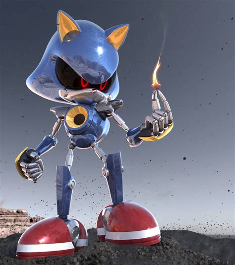 [100+] Metal Sonic Wallpapers | Wallpapers.com