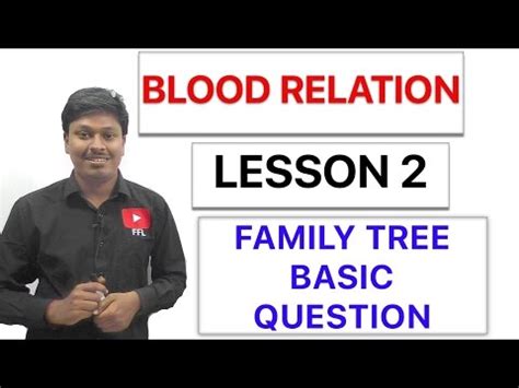Blood Relations: Family Tree - 1 Video Lecture - Crash Course for CAT