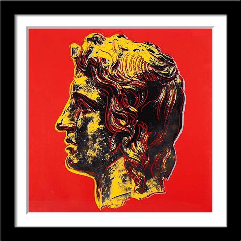 Tallenge - Andy Warhol - Pop Art Painting - Alexander The Great - Red ...