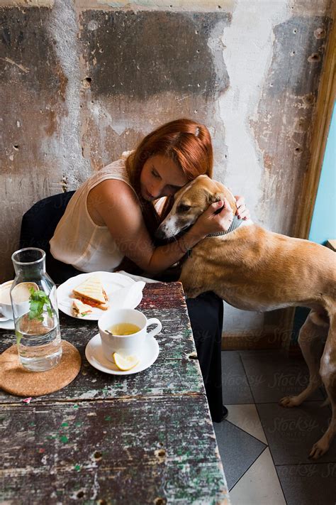 "Young Woman And A Dog" by Stocksy Contributor "Jovana Rikalo" - Stocksy