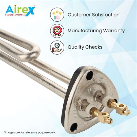 Airex Triangle Type Geyser Heating Element 2000 W Shock Proof Immersion ...