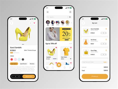 E-Commerce Application 的图像结果