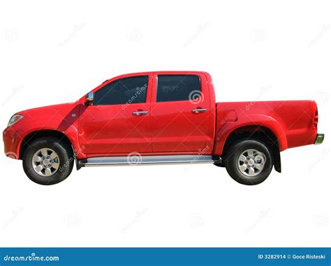 Red Pickup Truck Stock Images - Image: 3282914