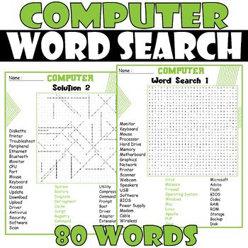 Computer Word Search 的图像结果