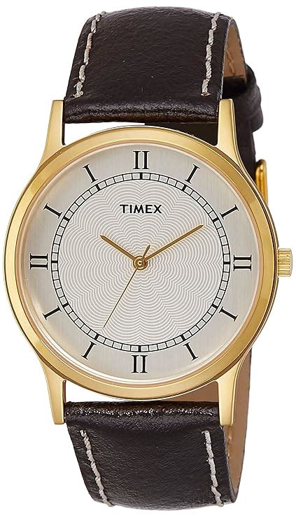 Buy Timex Analog White Dial Mens Watch - TI002B11000 at Amazon.in
