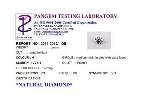 Diamond Jewellery Certification Service - Diamond Grading Services ...