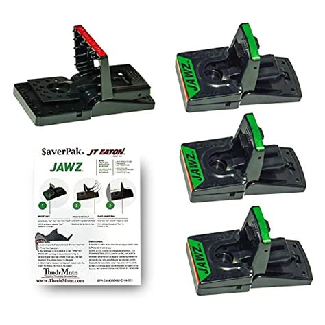 $averPak 4 Pack Mouse Traps - Heavy Duty & Reusable