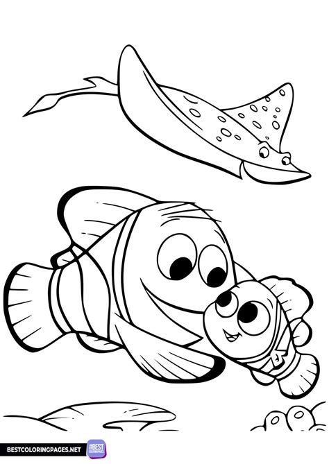 Finding Nemo Coloring Page