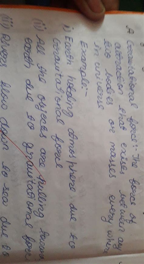 explain the gravitational force by giving a suitable example - Brainly.in