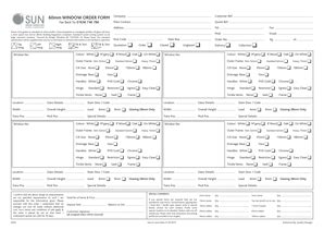 60mm Window Order Form - Blank Fillable Template | Fill Out, Print ...