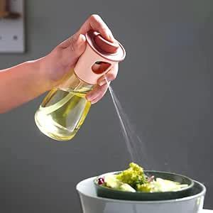 CALIST Leak Proof Glass Oil Spray Dispenser for Cooking Oil Sprayer ...