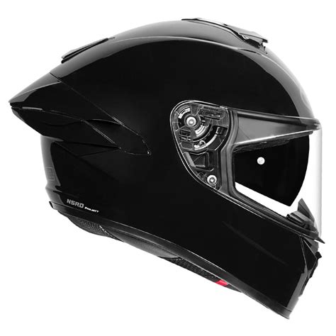 K5R SOLID BLACK GLOSSY – NHK Helmets