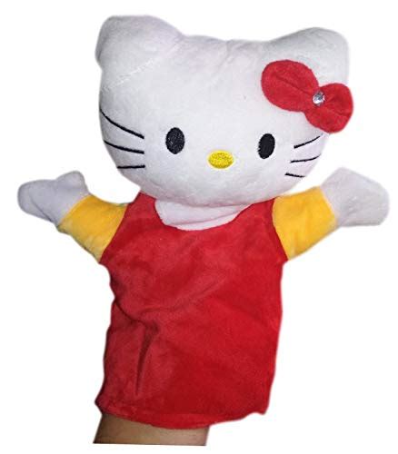 Buy HALO NATION® Kitty Hand Puppet Plush Toys Kitty Soft Toy Hand ...