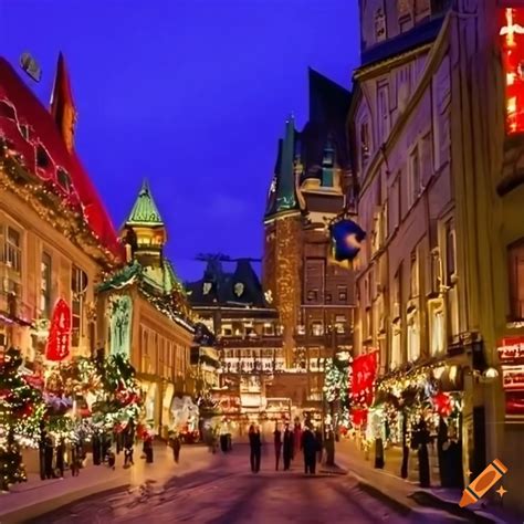 Quebec City At Christmas