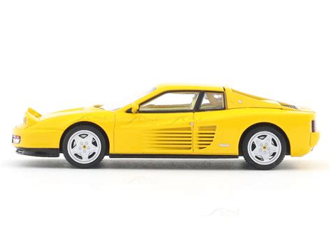 Ferrari Testarossa yellow 1:64 XF Model diecast scale model car ...
