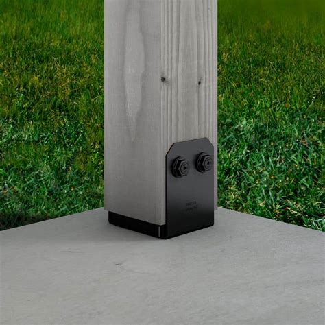Buy Outdoor Accents Avant Collection ZMAX, Black Powder-Coated Post ...