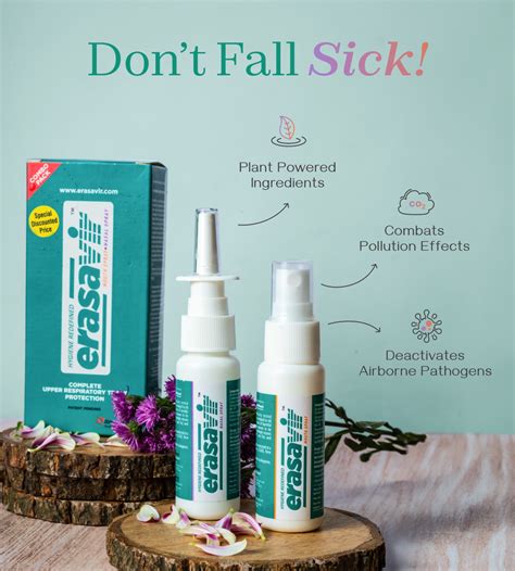 ErasaVir Common Cold Sprays | Eases Congestion & Soreness.