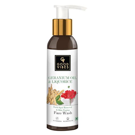 Good Vibes Geranium and Liquorice Dark Spot Removal and Skin Toning ...
