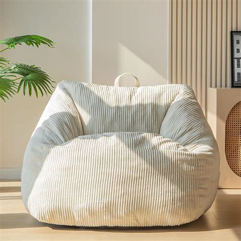 MAXYOYO Bean Bag Chair, Floor Sofa with Handle, Bean Bag Chairs for ...