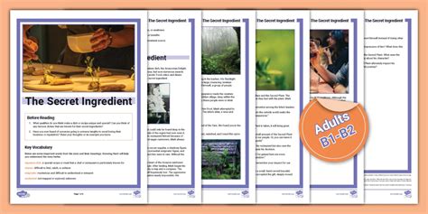 The Secret Ingredient