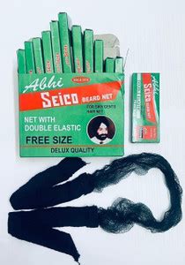 DASHMESH Beard-Net Double Elastic Tight Fixing Sikh Gentlemen Tie Beard ...