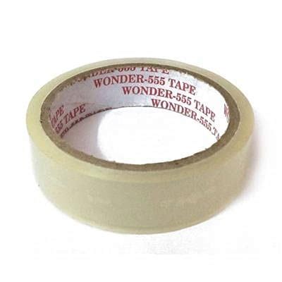 Wonder 555 Transparent Cello Tape 1 Inch 40 Meter Pack Of 12 : Amazon ...