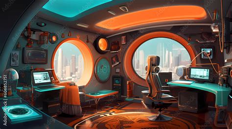 Old Computer Screen Retro-Futuristic Style 的图像结果