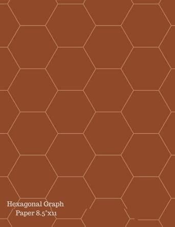 Buy Hexagonal Graph Paper 8.5"x11": Journal Graph Paper Work Book For ...