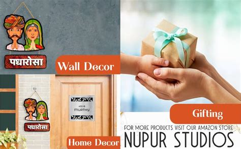 Nupur Studios®“Rajasthani Padharo Sa” Hanging for Home decor/Living ...