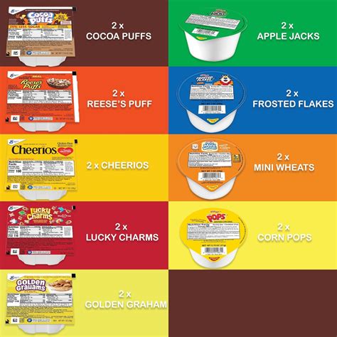 Snackivore Individual Cereal Cups Variety Pack- 18 Cereal Cups India | Ubuy